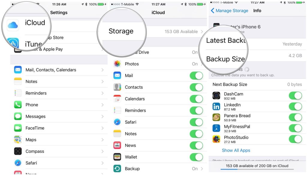 you tube how to backup iphone to icloud ios 11