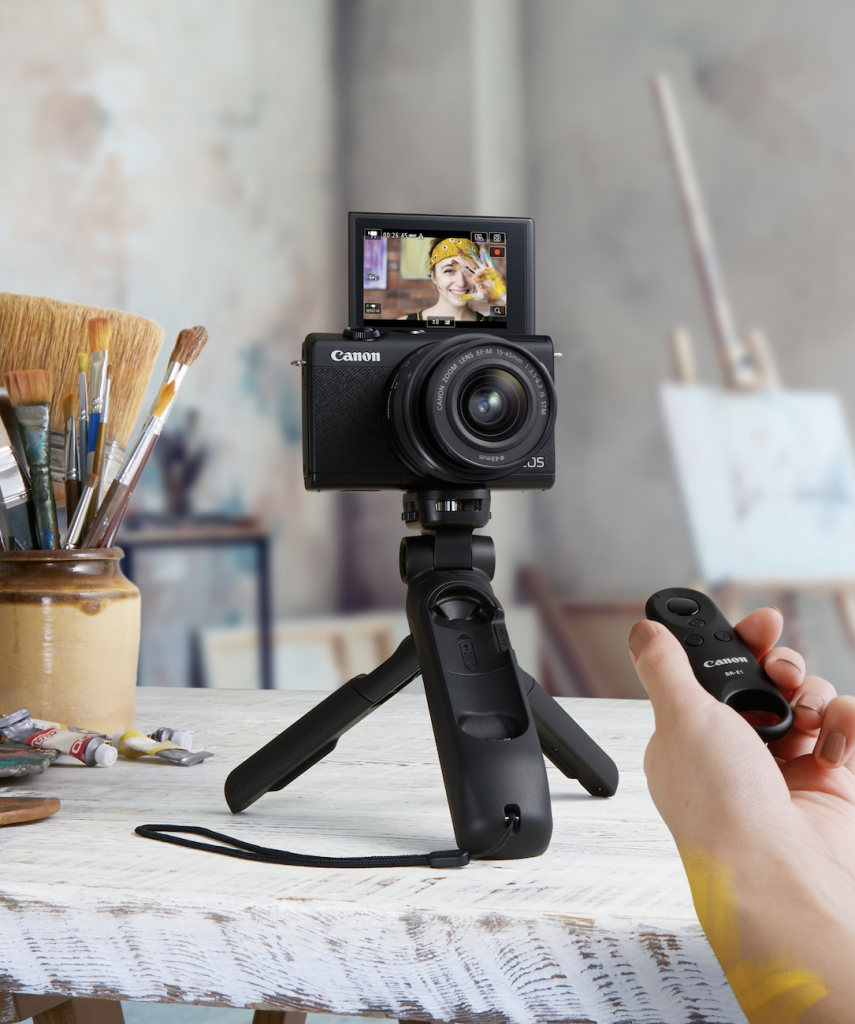 Using a tripod for videoconferencing