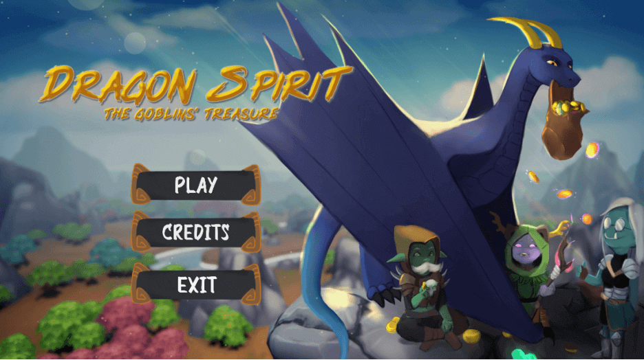 A screenshot of Dragon Spirit, a game hosted by simmer.io and a Backblaze customer.