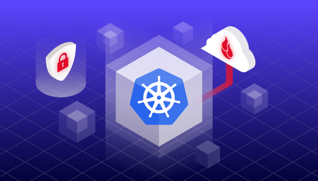 A decorative image showing the Kubernetes and Backblaze logos. 