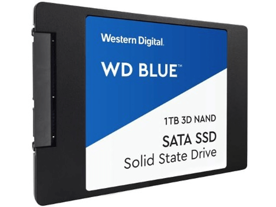 An image of a Western Digital 1TB SATA SSD. 