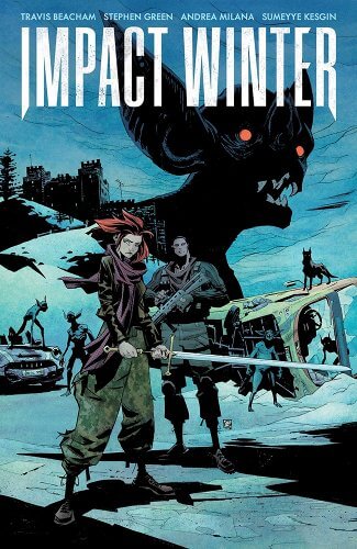 The cover image of Impact Winter by Travis Beacham. 