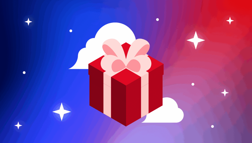 An illustration of a gift box.