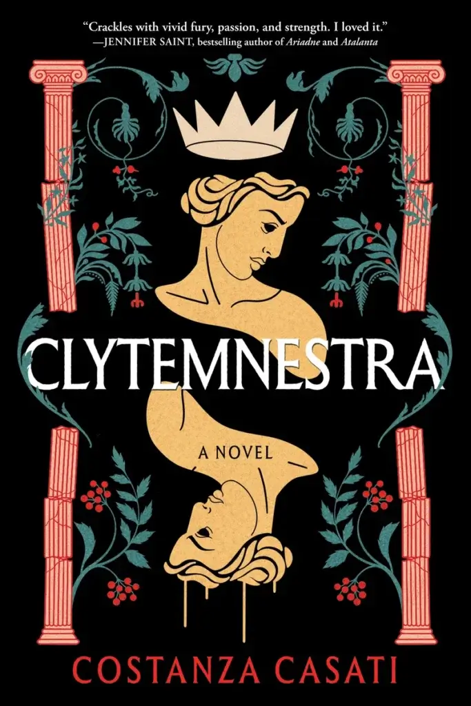An image of the cover of the book Clytemnestra, by Costanza Casati. 