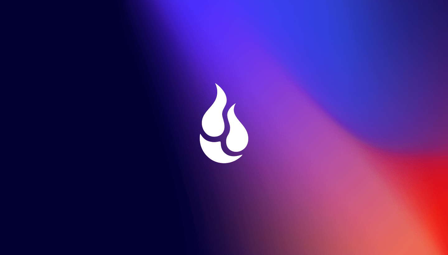 An image of the Backblaze logo on a gradient background. 